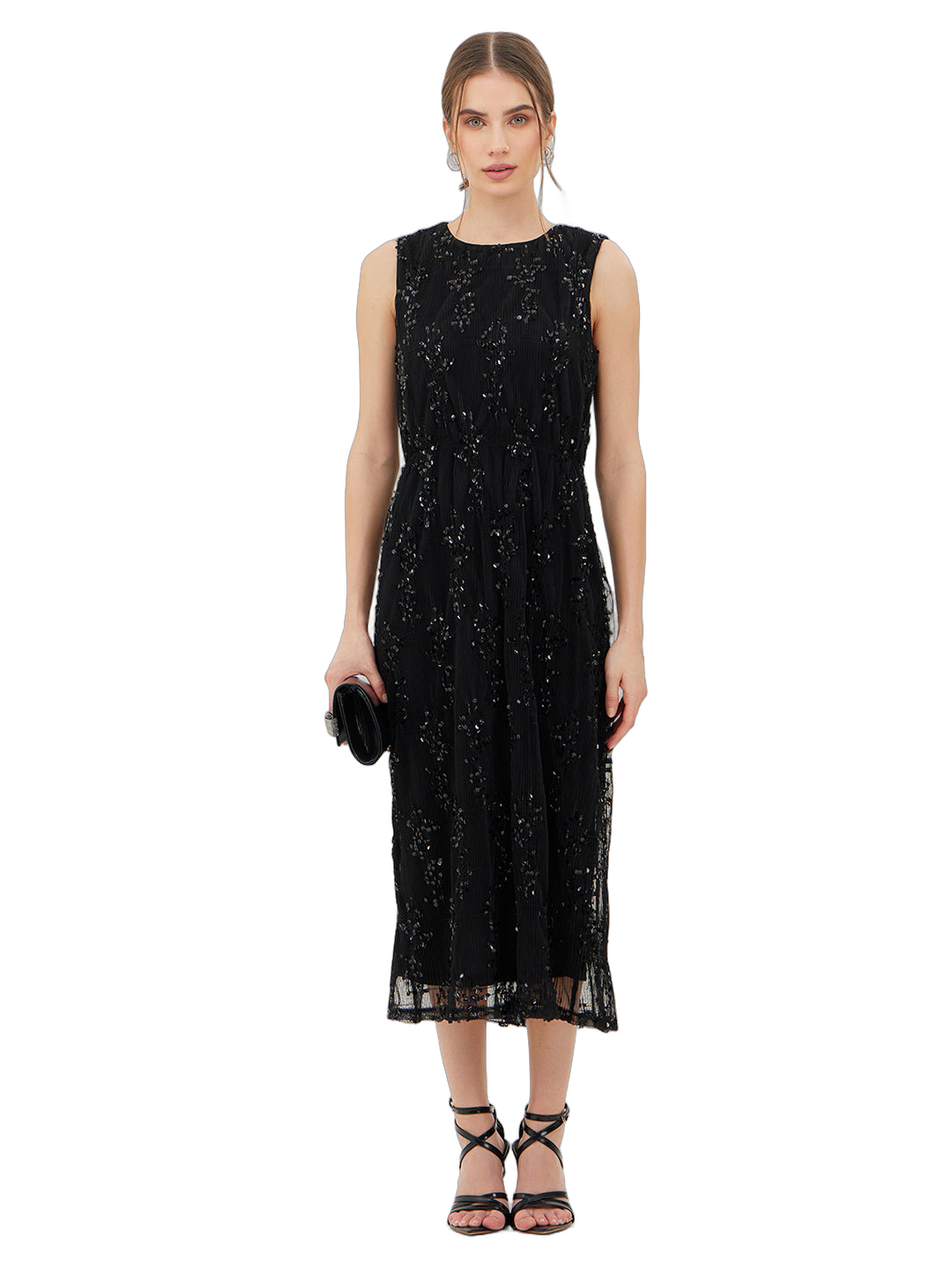 KAZO — Madrid Sequined Midi Dress